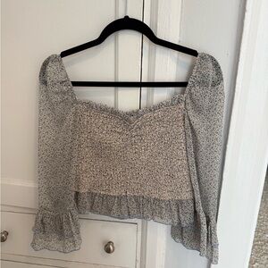 STORIA Floral Smocked Women's Top